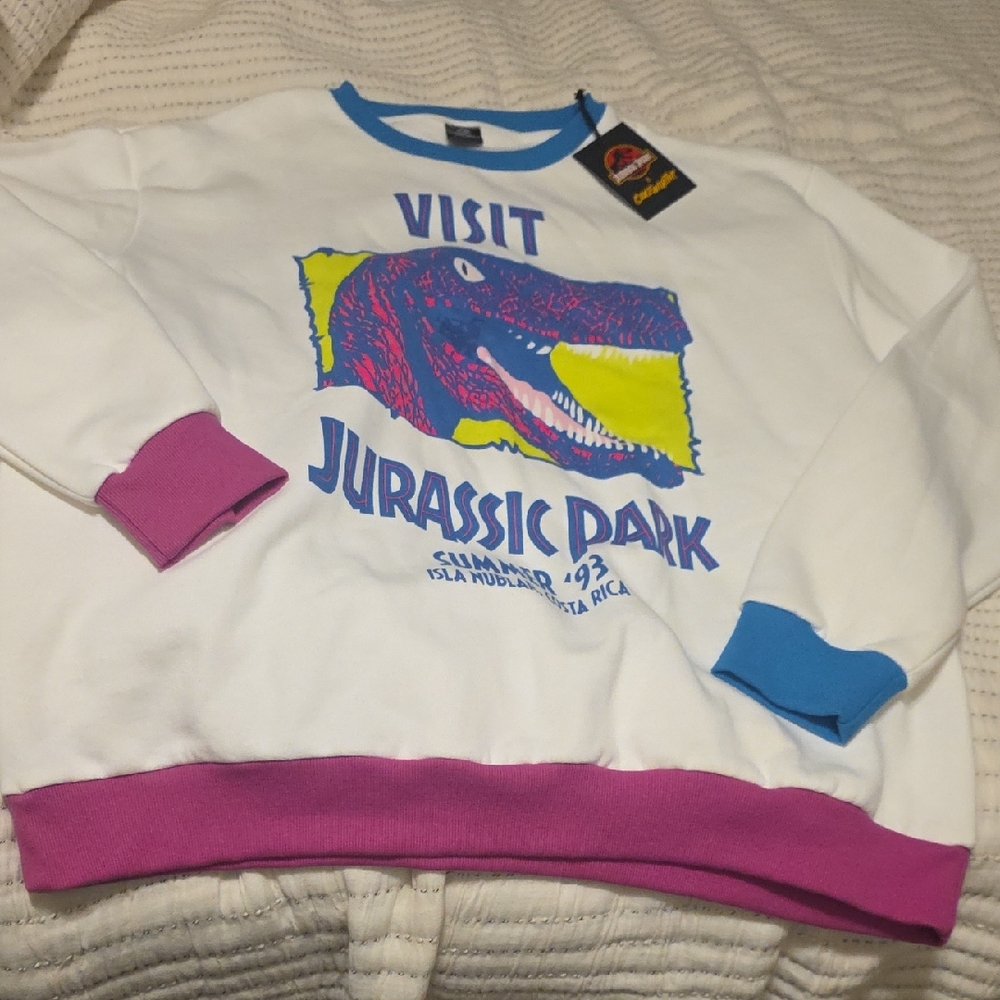 Cakeworthy Jurassic Park Sweatshirt Nwt